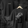 Calm Lion design Black color in back and front side both