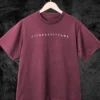 FF Branded Merch Design maroon color in front chest print