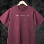 FF Branded Merch Design maroon color in front chest print