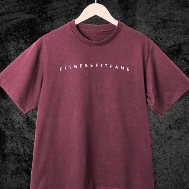 FF Branded Merch Design maroon color in front chest print