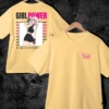 Girl Power design Beige color in back and front side