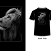 Lion Design on Back side tshirt display