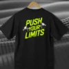 Push your limits Black Print Back