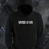 Grind is on in front Black Hoodie